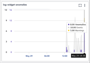 Log query widget