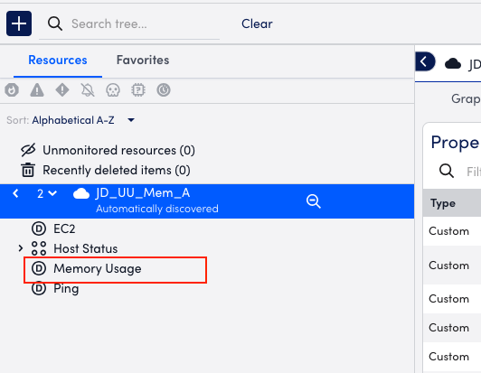 Memory Utilization DataSource