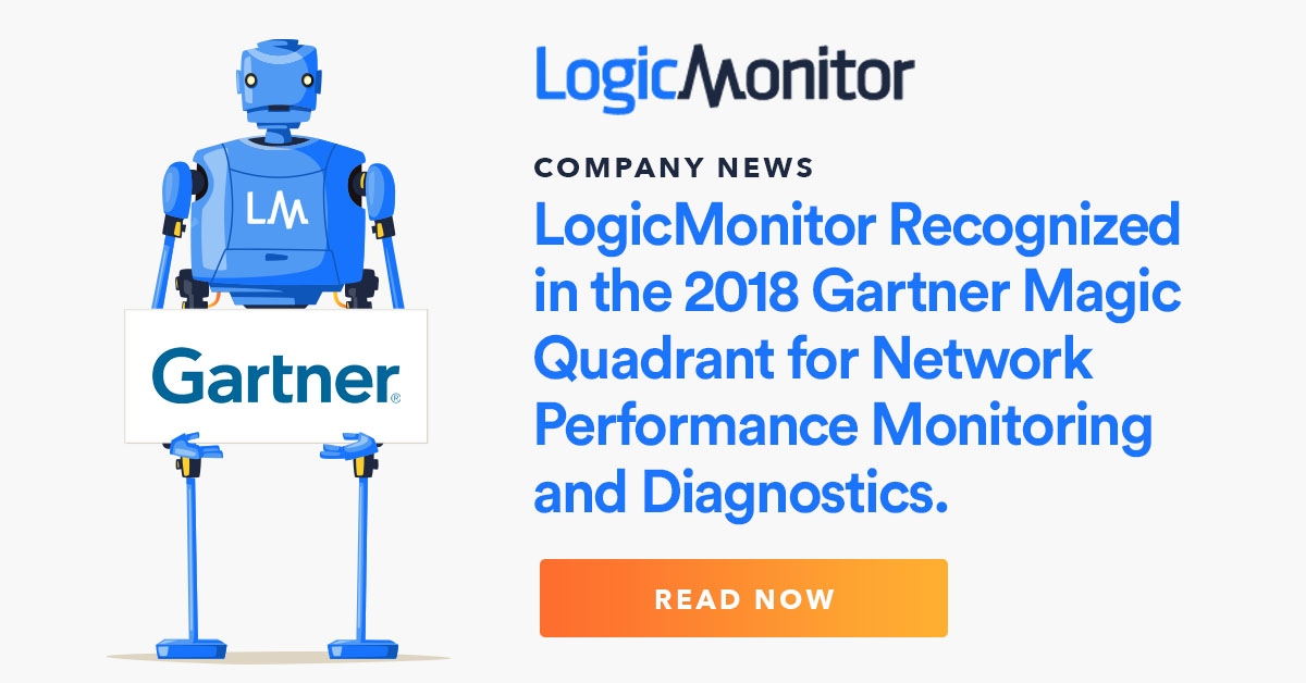 LogicMonitor Recognized in 2019 Gartner Magic Quadrant