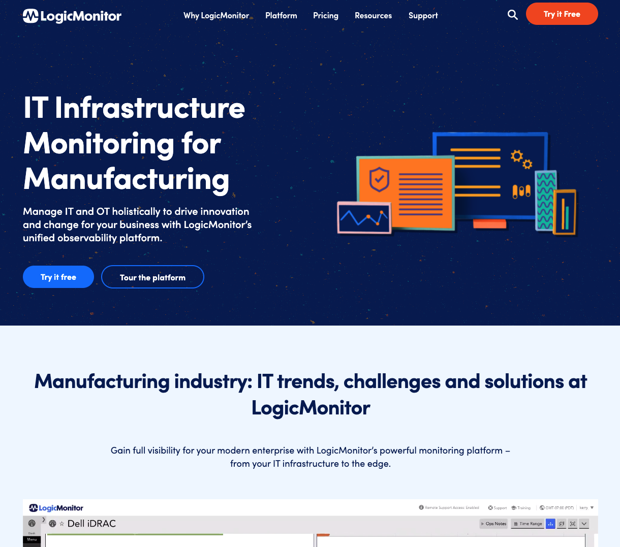 Manufacturing | LogicMonitor