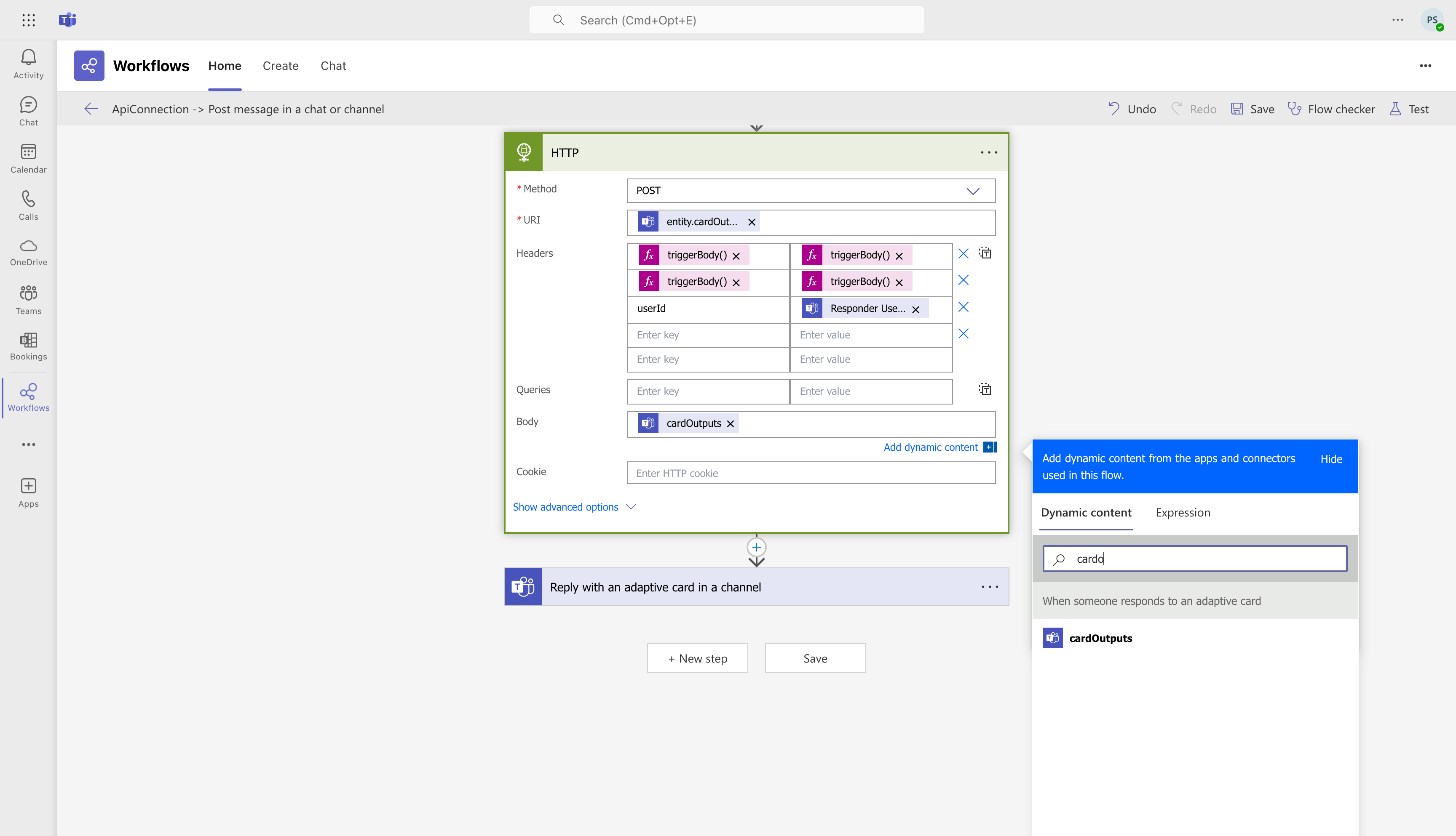 MSTeams Workflow