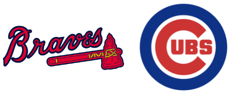braves and cubs logos