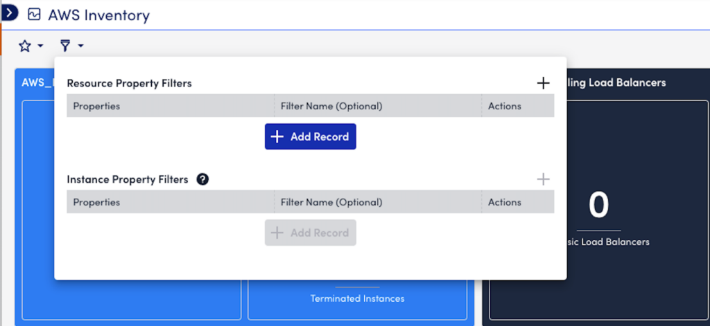 Add resource properties to filter