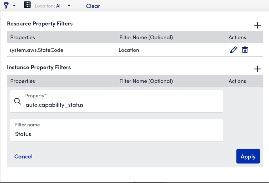 Adding resource properties value
