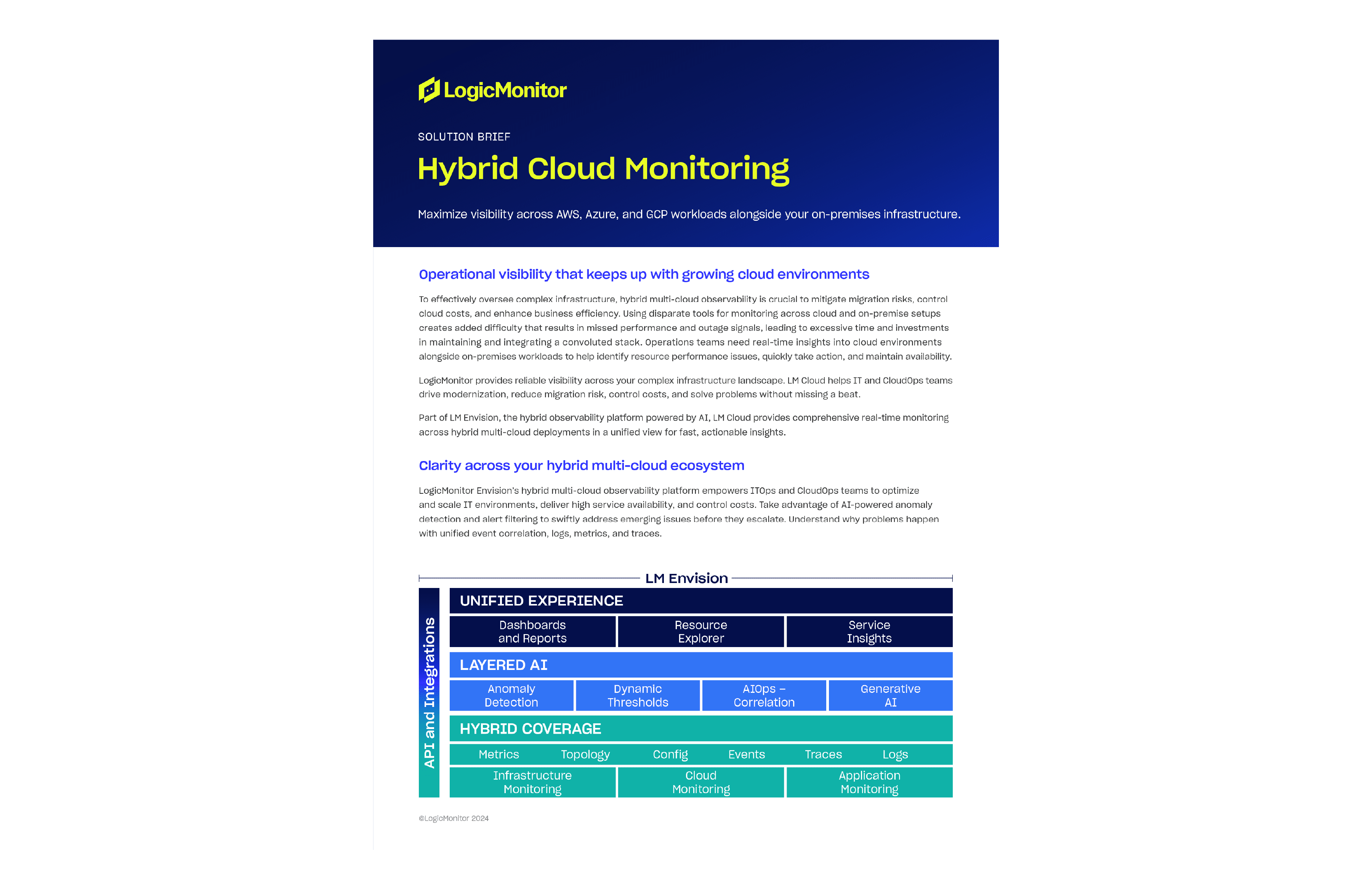 Hybrid Cloud Monitoring solution brief