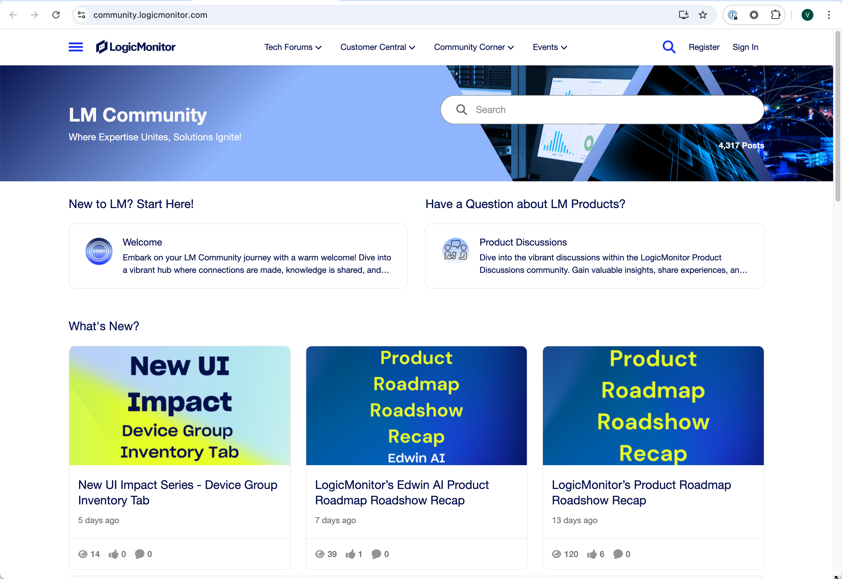 LM Community portal