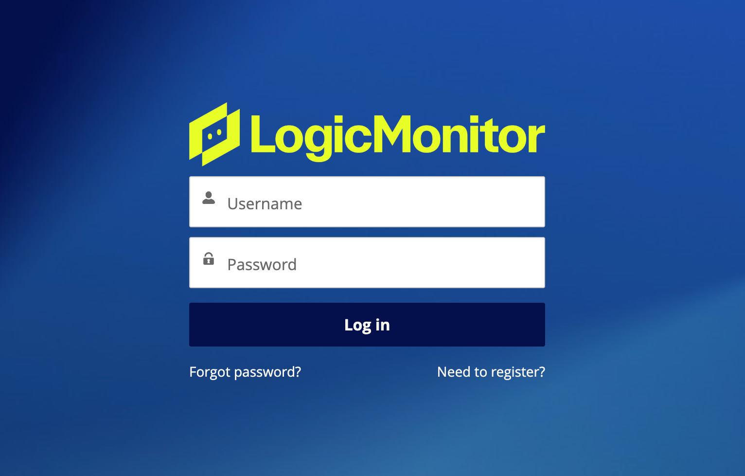 LogicMonitor Technical Support login